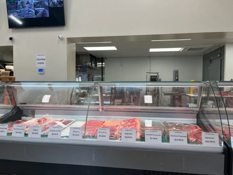 The market counter and interior of La Esperanza in Nampa